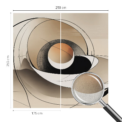 3D wall mural Harmonious abstraction