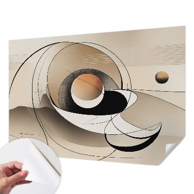 3D wall mural Harmonious abstraction