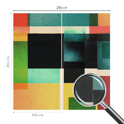 Peel and stick wallpaper mural Geometric abstraction