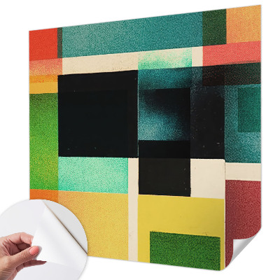 Peel and stick wallpaper mural Geometric abstraction