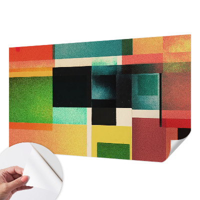 Peel and stick wallpaper mural Geometric abstraction