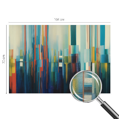 Peel and stick wall mural Abstract stripes
