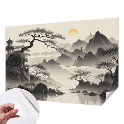 Self-adhesive photo wallpaper Eastern landscape