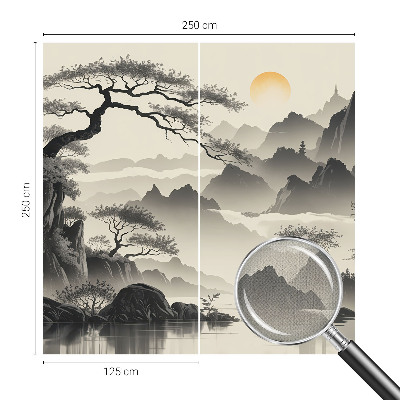 Self-adhesive photo wallpaper Eastern landscape