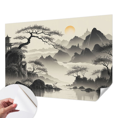 Self-adhesive photo wallpaper Eastern landscape