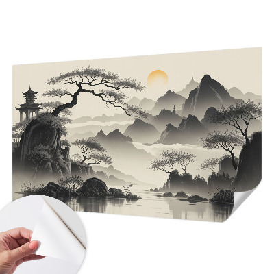 Self-adhesive photo wallpaper Eastern landscape