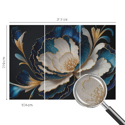 Stick-on wall mural Floral pattern