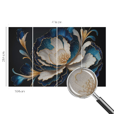 Stick-on wall mural Floral pattern