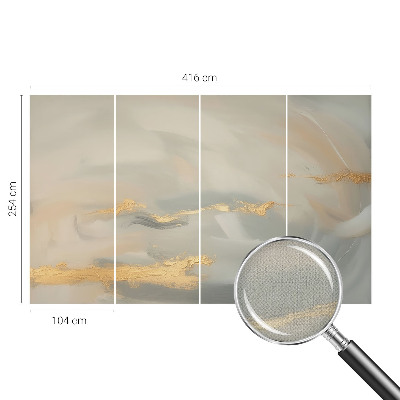 Removable wall mural with a gentle streaked pattern