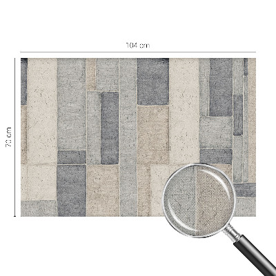 Removable wall mural wallpaper Geometric mosaic