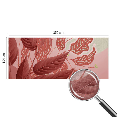 3D wall mural Organic leaves
