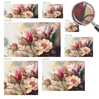 Nursery wall mural A bouquet of flowers