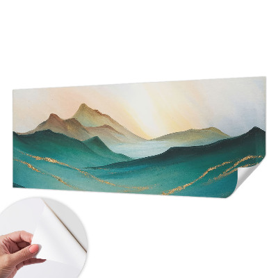 Removable wall mural wallpaper Peaceful landscape