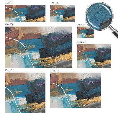 Peel and stick wall mural for bedroom Abstract pattern