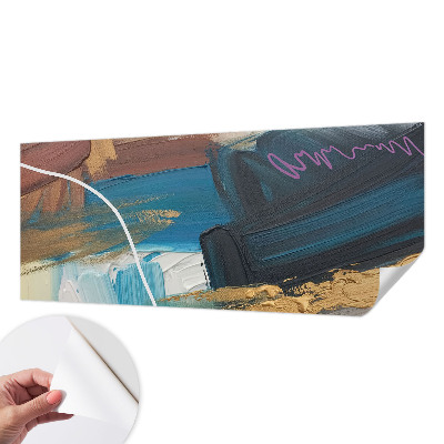 Peel and stick wall mural for bedroom Abstract pattern