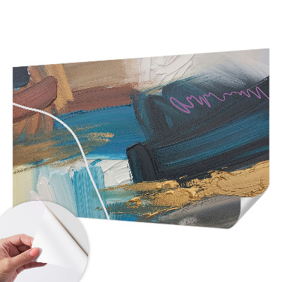 Peel and stick wall mural for bedroom Abstract pattern