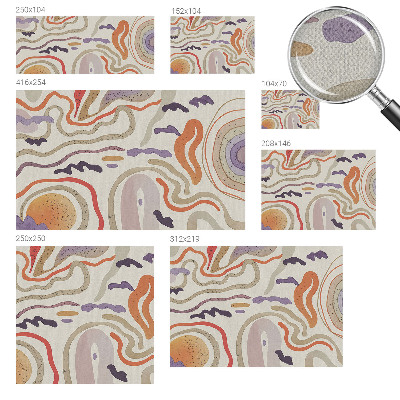 Children's wall mural Abstract patterns