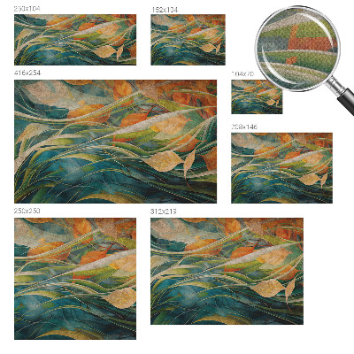 3D photo wallpaper mural with an autumn landscape design