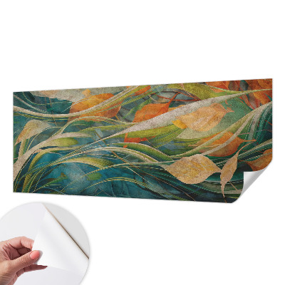 3D photo wallpaper mural with an autumn landscape design
