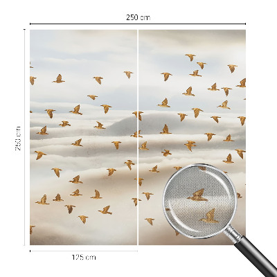 Baby room wall mural Birds in flight