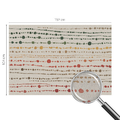 Peel and stick wallpaper mural Colorful dots
