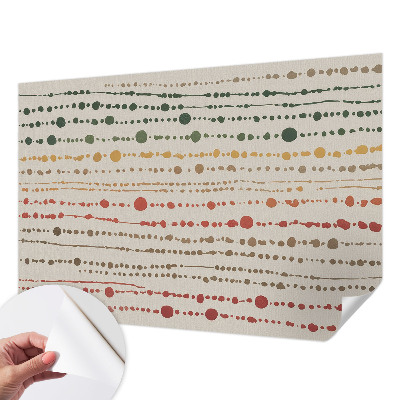 Peel and stick wallpaper mural Colorful dots