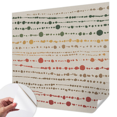 Peel and stick wallpaper mural Colorful dots