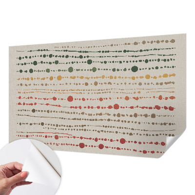Peel and stick wallpaper mural Colorful dots
