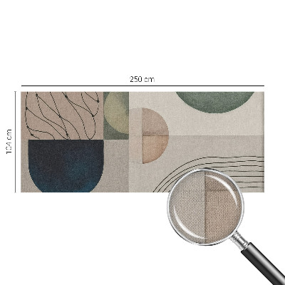 Peel and stick wall mural Geometric forms