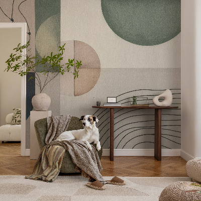 Peel and stick wall mural Geometric forms
