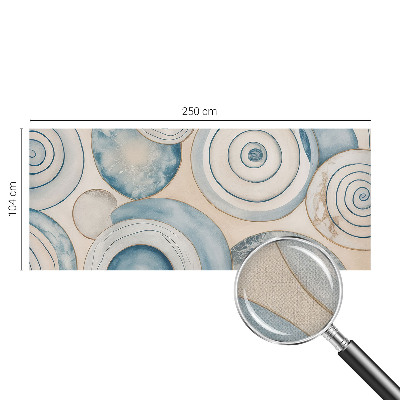 Peel and stick wall mural for living room Spiral vortices
