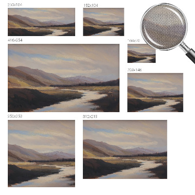 Removable wall mural Natural peace