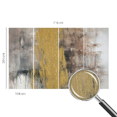 Peel and stick wall mural for bedroom Abstract vision