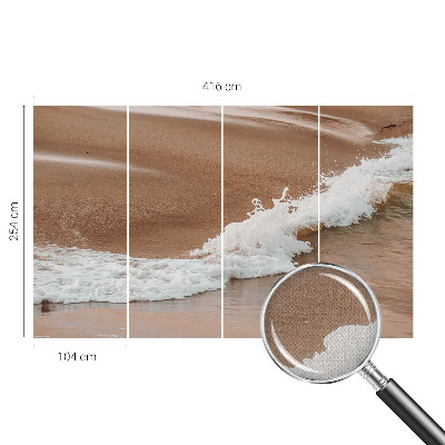 Peel and stick wall mural for kids' room with a sea breeze design