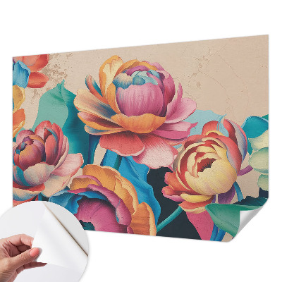 Nursery wall mural Floral harmony