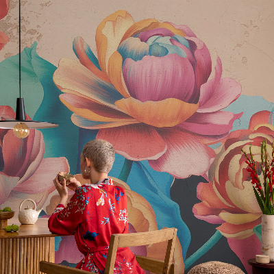 Nursery wall mural Floral harmony
