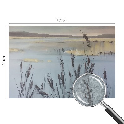 3D wall mural A calm lake