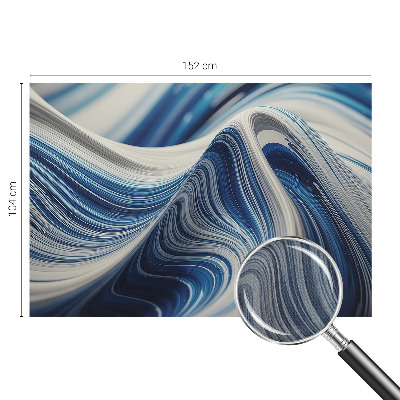 Baby room wall mural with a harmonious abstract design