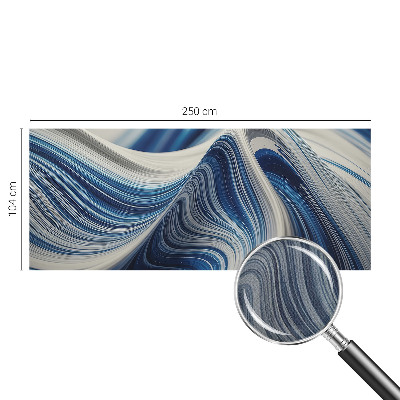 Baby room wall mural with a harmonious abstract design