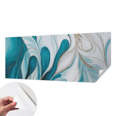 Self-adhesive wall mural Fluid patterns