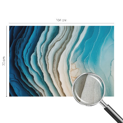 Self-adhesive photo wallpaper with a 