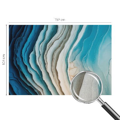 Self-adhesive photo wallpaper with a 