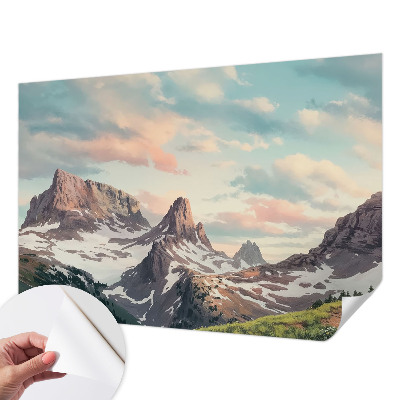 Removable wall mural Mountain panorama