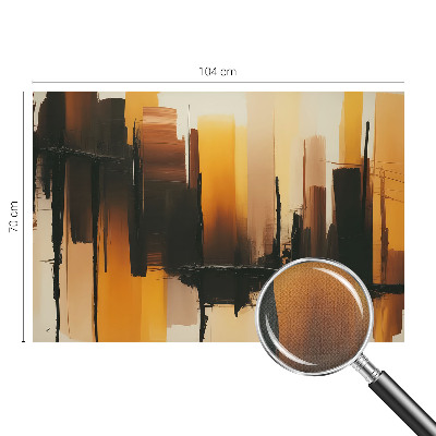 Peel and stick wall mural for kids' room with vertical stripes
