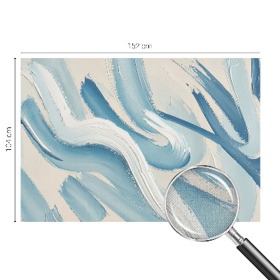 3D photo wallpaper mural with abstract brushstroke design