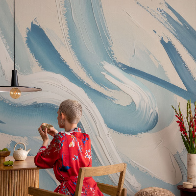 3D photo wallpaper mural Abstract strokes