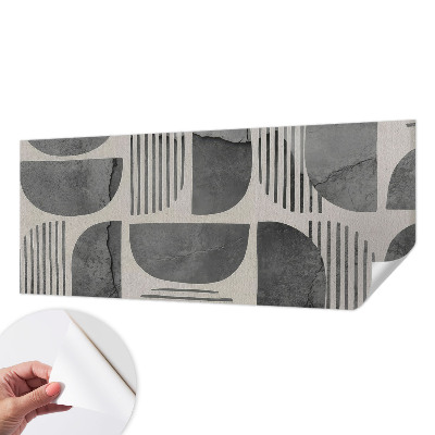 Baby room wall mural Geometric shapes