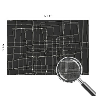 Peel and stick wall mural with an abstract lines design