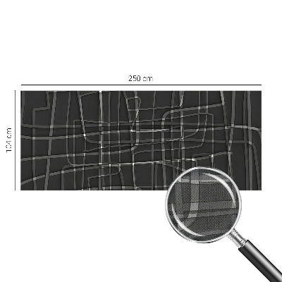 Peel and stick wall mural with an abstract lines design