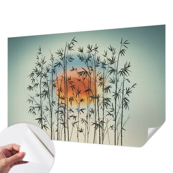 Self-adhesive photo wallpaper with the